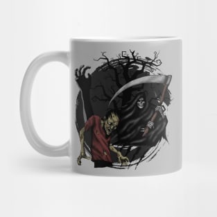 Scary zombie Halloween grim reaper Trick or treat Mug